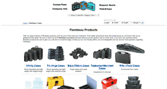 Desktop Screenshot of flambeau-products.com